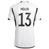 Tyskland Muller 13 Hjemme VM 2022 - Fodboldtrøjer (S/S) Tyskland Muller 13 Hjemme VM 2022 - Fodboldtrøjer (S/S)